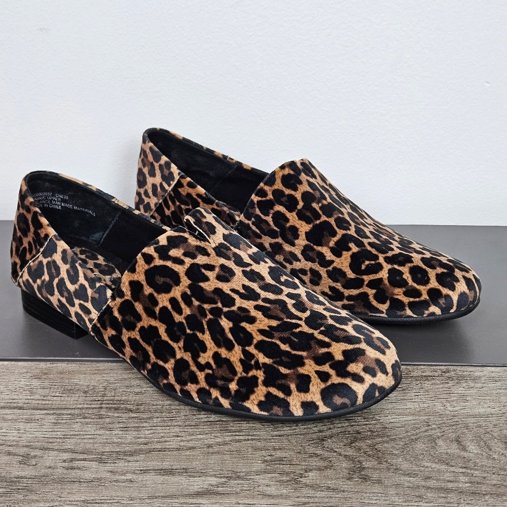 b.o.c. Suree Loafers Women Sz 8M Leopard Print Slip On Comfort Shoes BC0002037